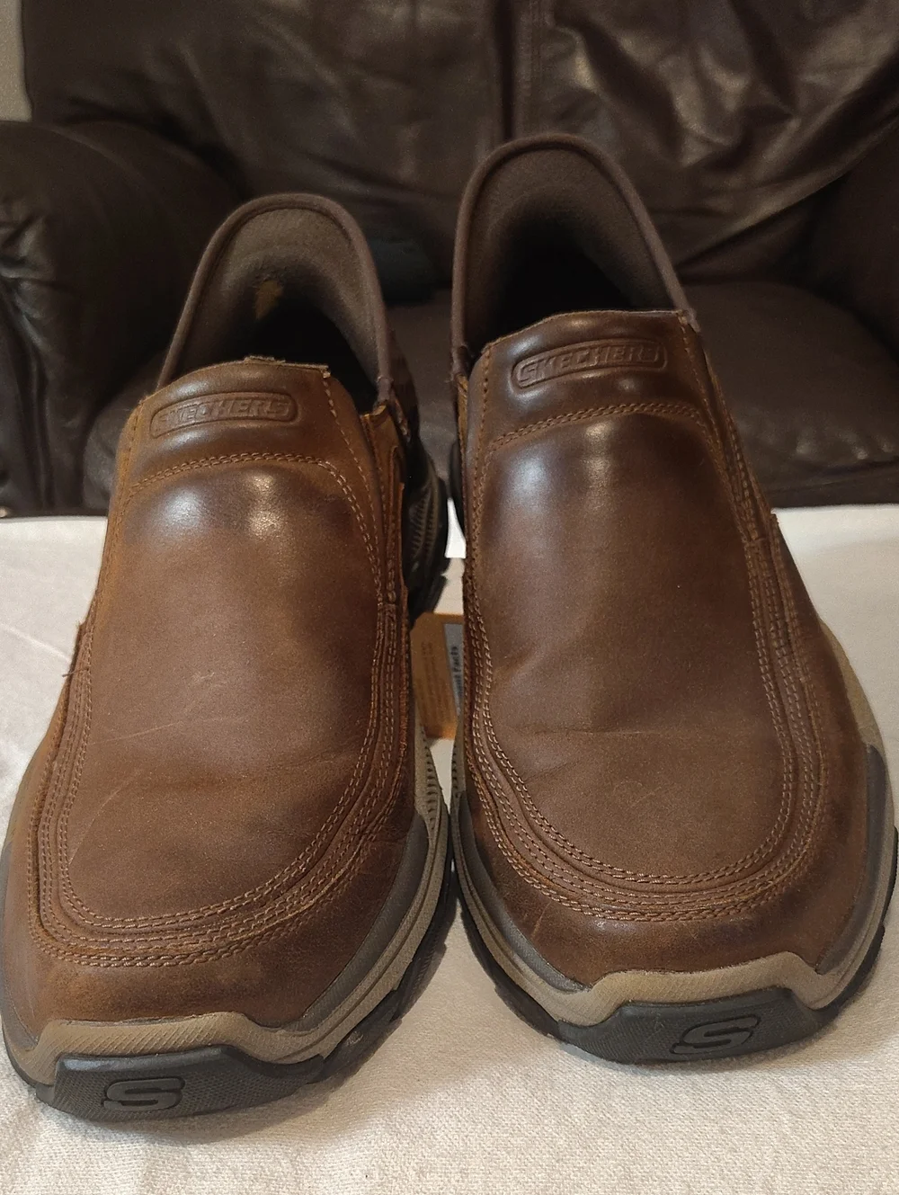 Skechers Brown Slip-Ins Loafers